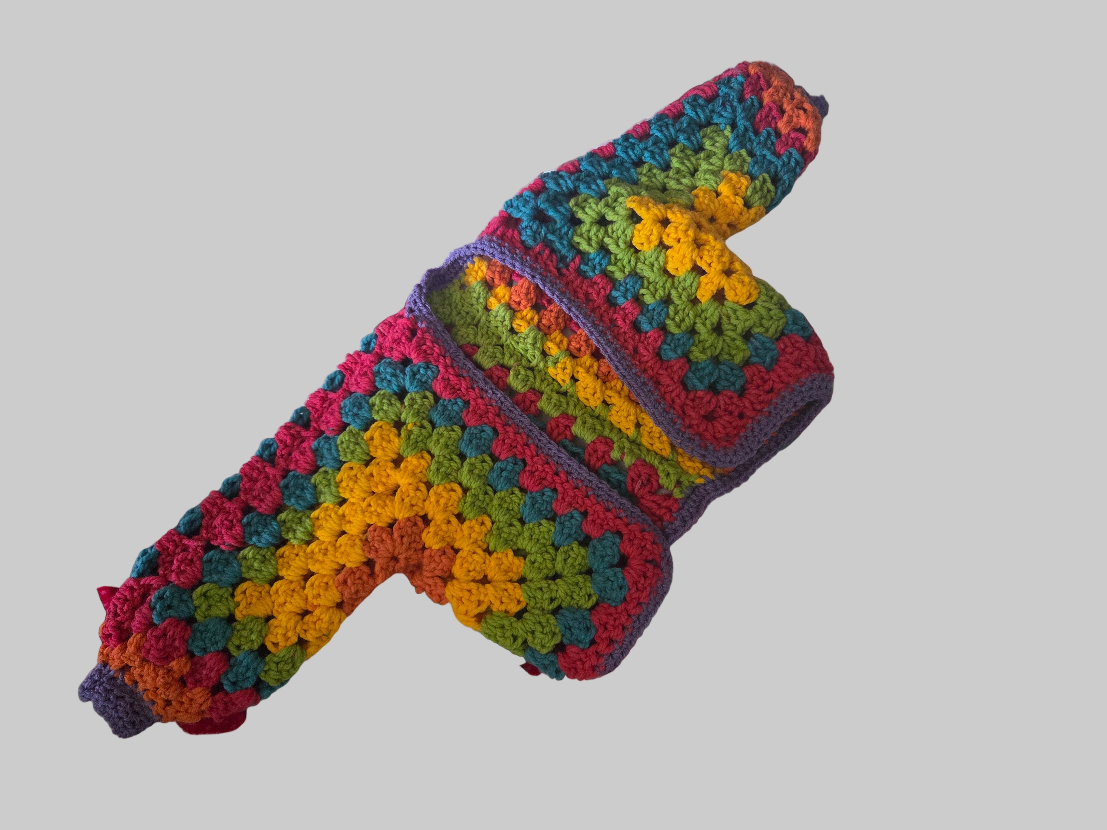 Rainbow chunky Baby Cardigan