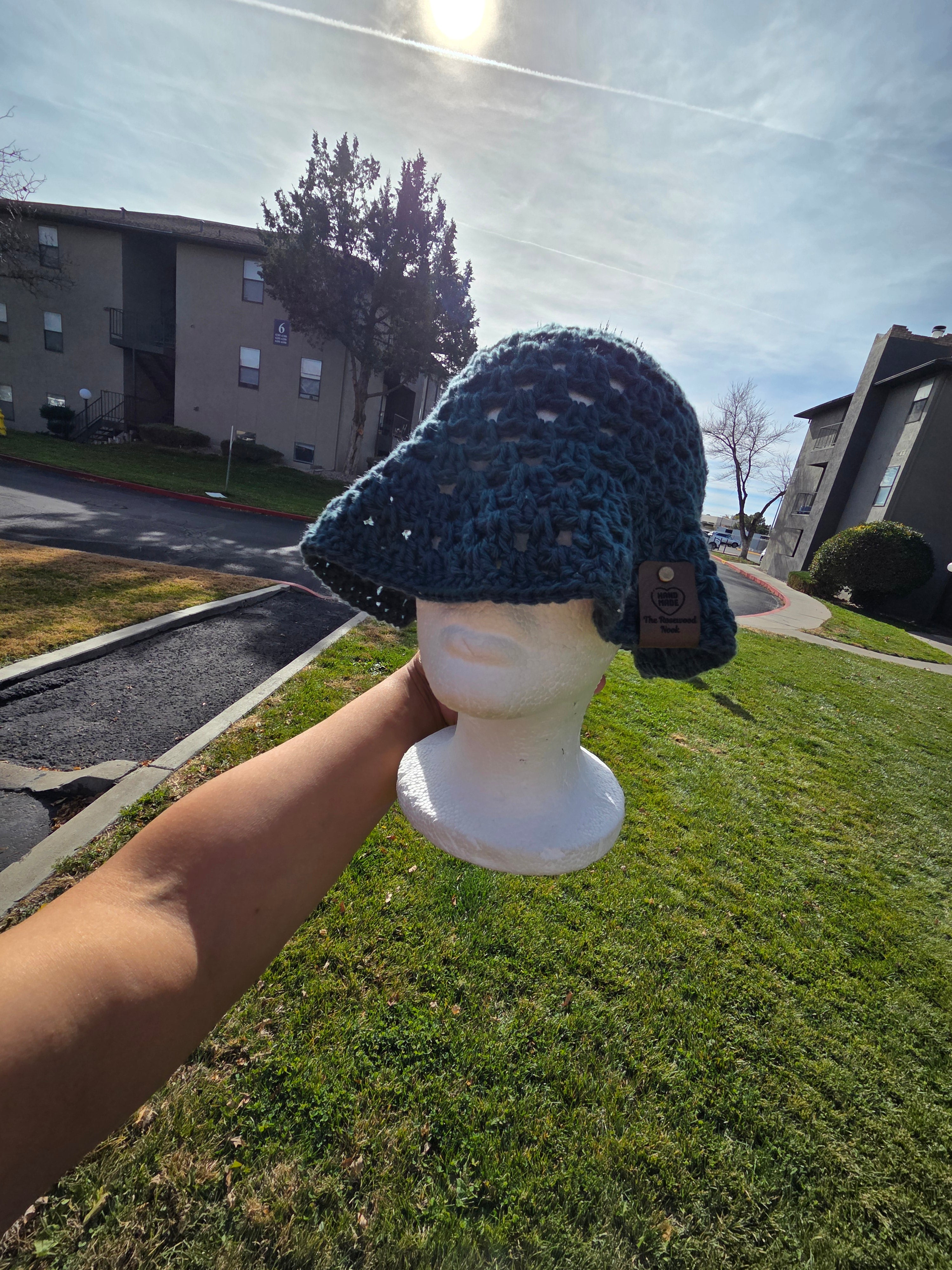 Cotton Solid Color Bucket Hat