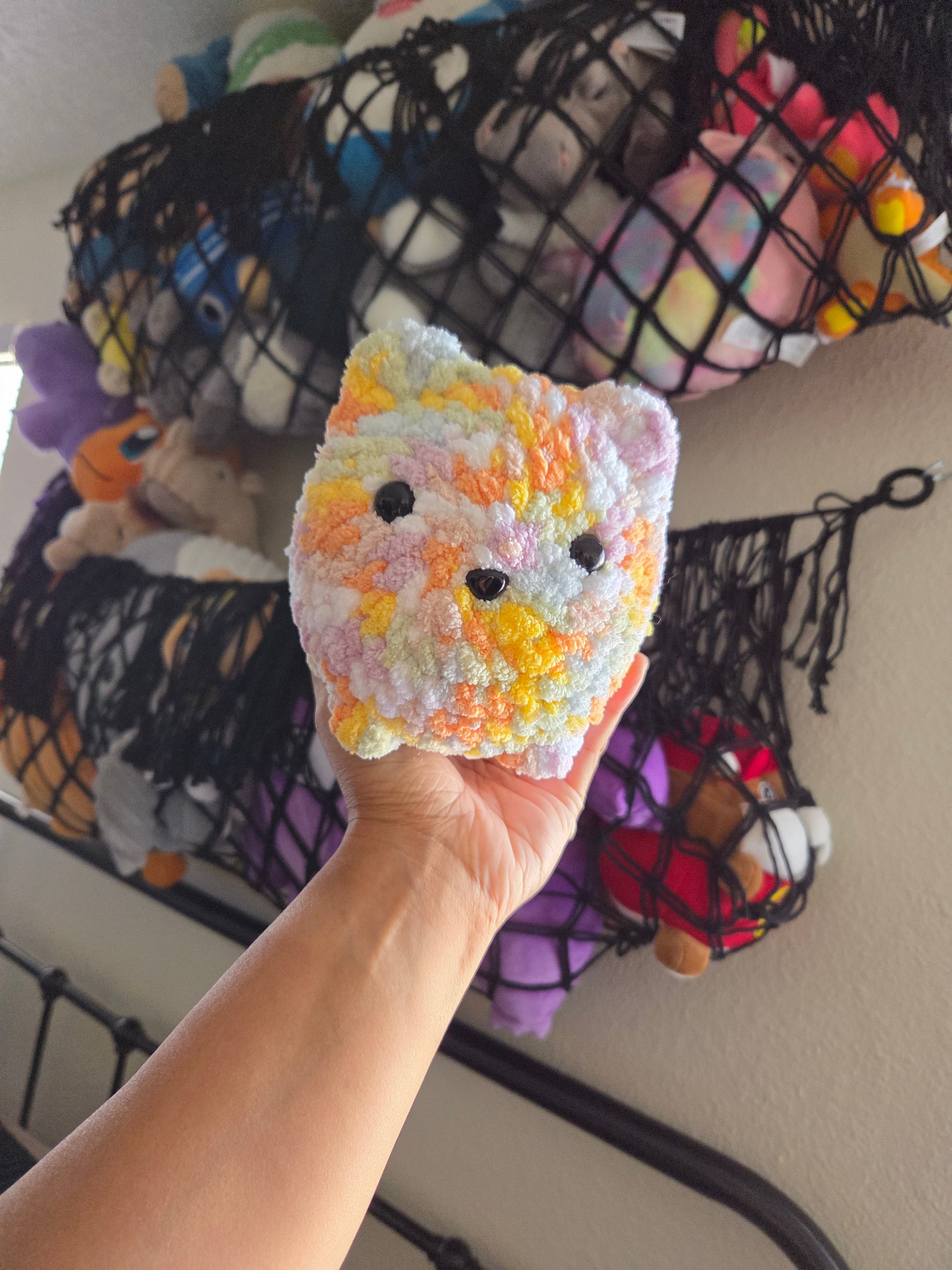 Rainbow Lazy Loaf Cat