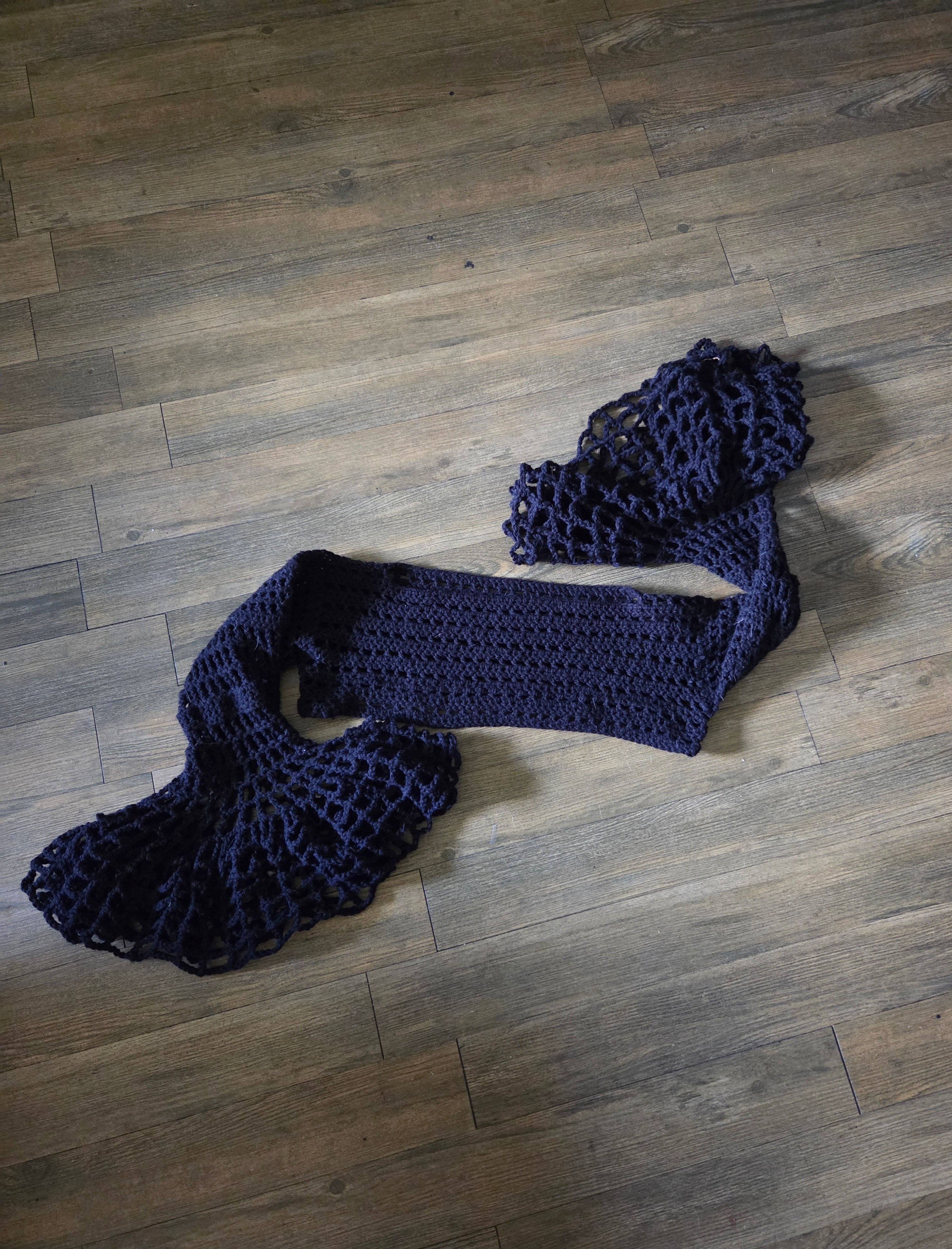 Bell sleeves shrug top